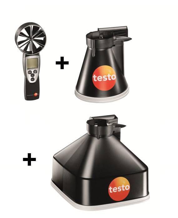 Измеритель скорости потока воздуха Testo 417 (с набором воронок) 0563 4171