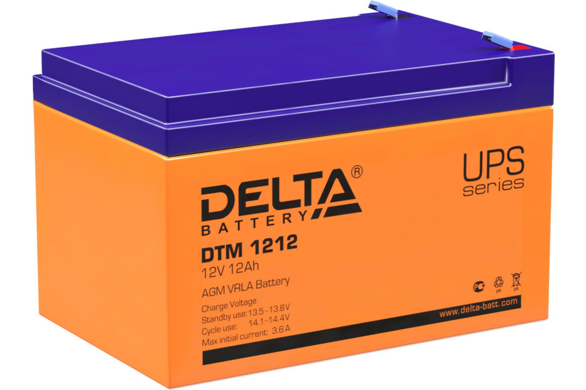 Аккумулятор Delta DTM 1212