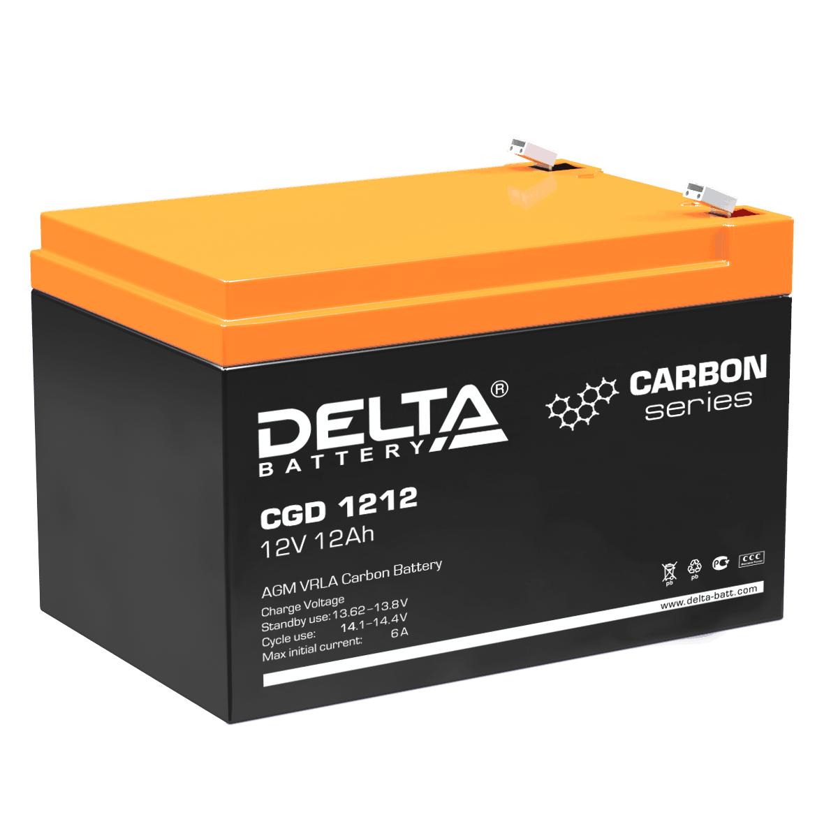 Аккумулятор Delta CGD 1212 (AGM) Carbon
