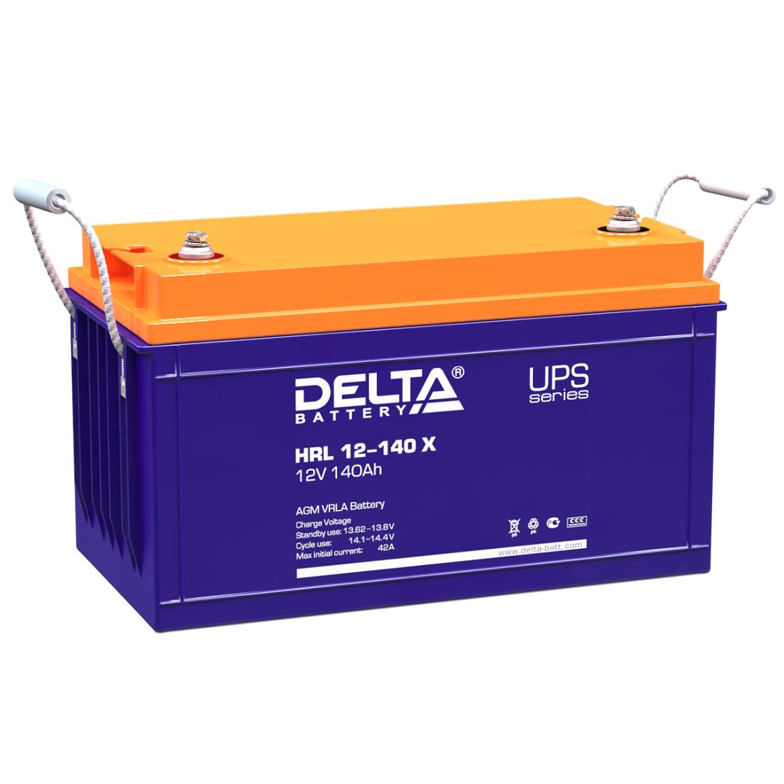 Аккумулятор Delta HRL 12-140 X