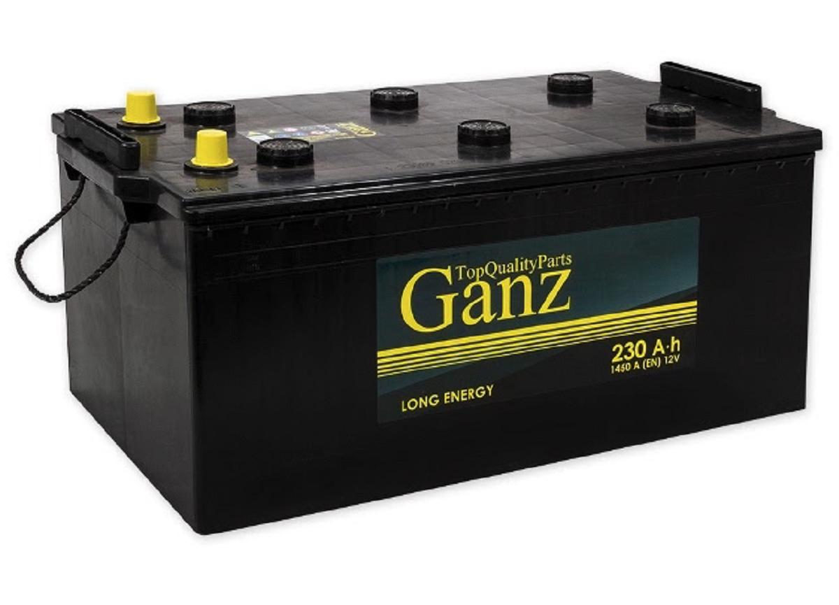 Аккумулятор GANZ Standart 230 A/ч L+ 518x274x237 EN1 450 A GA2303