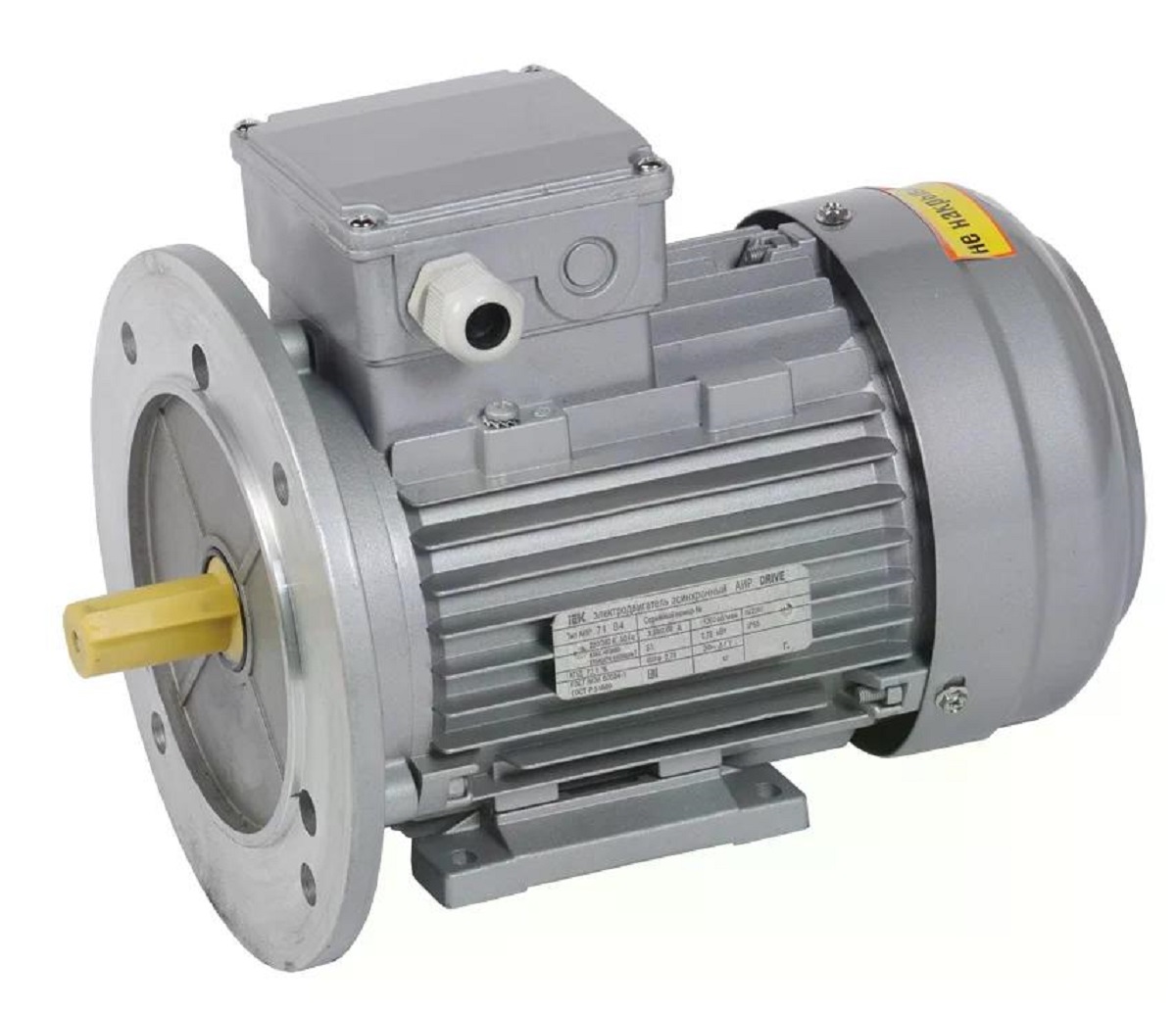 Электродвигатель IEK АИР 71B2 380В 1,1кВт 3000 об/мин 2081 DRIVE DRV071-B2-001-1-3020