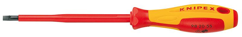 Отвертка шлицевая диэлектрическая KNIPEX 982145 1000 V, 4.5 x 180 мм KN-982145