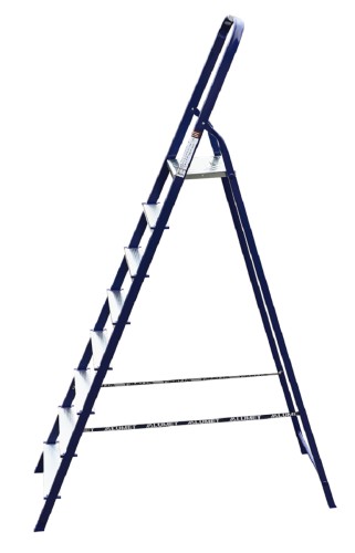 Стремянка стальная АЛЮМЕТ M 8408 8 ступеней М8408 №3