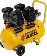 Изображение товара Компрессор поршневой безмасляный Denzel DLP -3000/50 58144