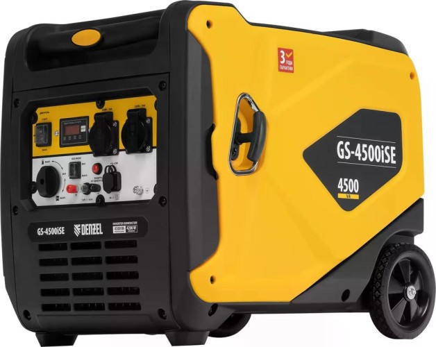 Изображение товара Инверторный бензиновый генератор Denzel GS-4500iSE 4.5 кВт для дома и стройки Изображение товара Инверторный бензиновый генератор Denzel GS-4500iSE 4.5 кВт для дома и стройки