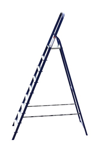 Стремянка стальная АЛЮМЕТ M 8409 9 ступеней М8409 №3