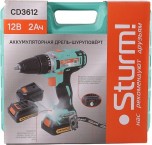 Дрель-шуруповерт аккумуляторная Sturm CD3612 №15