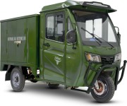 Изображение товара Трицикл грузовой RUTRIKE КАРГО Кабина Дуал NEXT 72V 2000W Темно-зеленый 3238 26298-3238