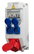 Щит распределительный EVOL COMBOX 5 0101-003-1 с розетками, навесной 0101-003-1