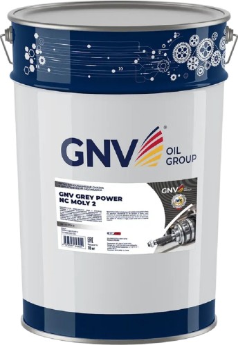 Изображение товара Литиево-кальциевая смазка GNV Grey Power NC Moly 2 18 кг GGMPNC31740201924EP218