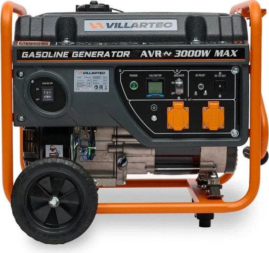 Изображение товара Генератор бензиновый VILLARTEC GG 3400 W GG3400W Изображение товара Генератор бензиновый VILLARTEC GG 3400 W GG3400W