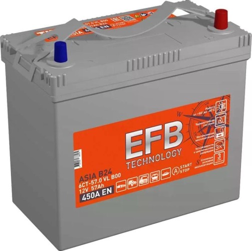 Изображение товара Аккумулятор Titan ASIA EFB 57.0 VL B00 (О.П.) (236х128х223) 4607008888164