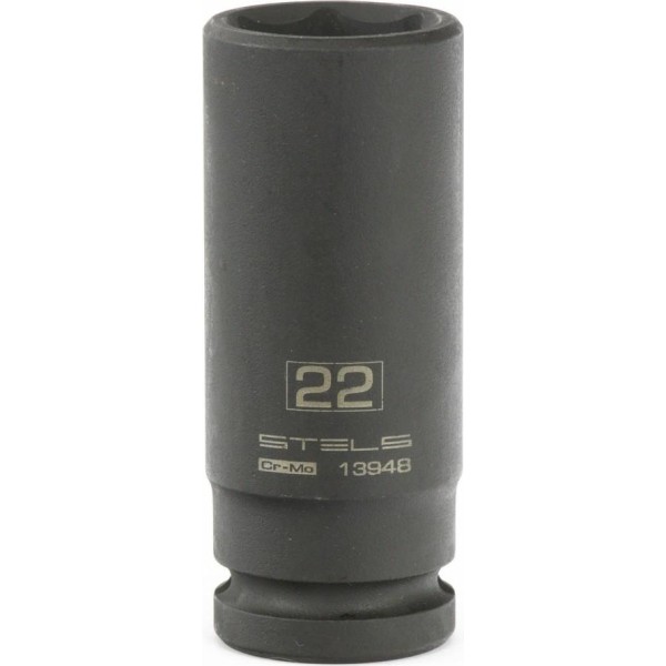 Ударная головка 6-ти гранная глубокая 1/2" STELS