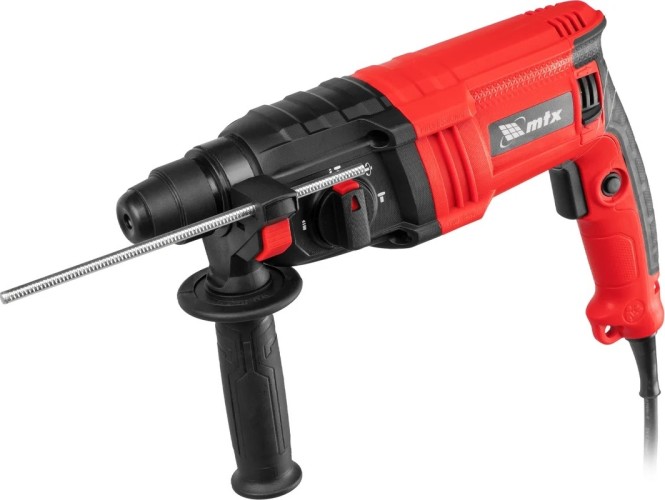 Изображение товара Перфоратор MTX MRH-600-22 электрический SDS-Plus, 600 Bт, 2,2 дж, 3 плюс 1 р 26682