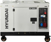 Электростанция дизельная с воздушным охлаждением HYUNDAI DHY 10000SE-3 в кожухе