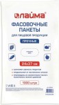 Пакеты фасовочные LAIMA 605959 24х37 прочные, 1000 шт. №1