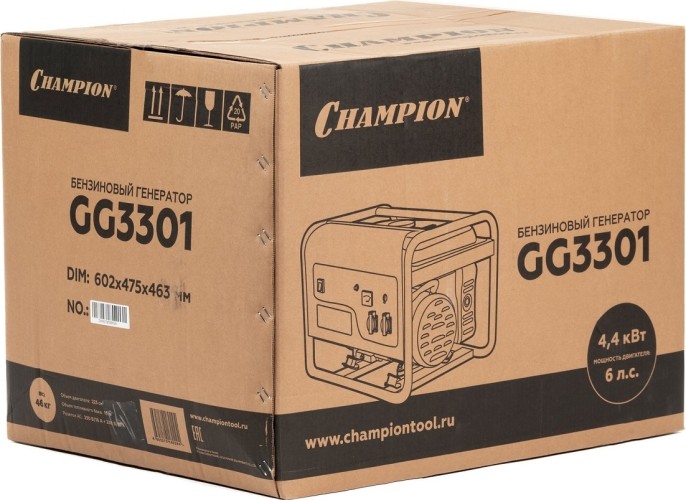 Генератор бензиновый CHAMPION GG3301 №13