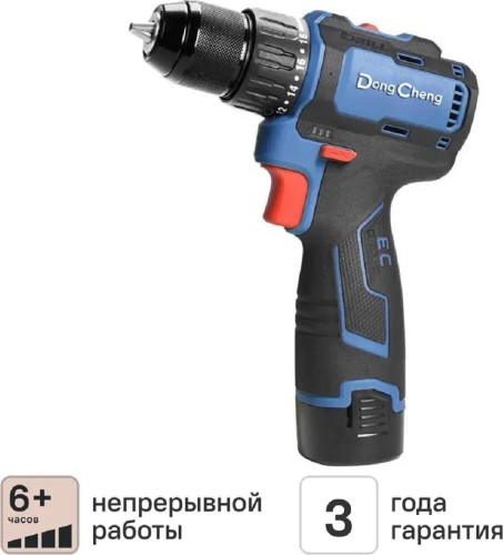 Изображение товара Дрель-шуруповерт аккумуляторный DongCheng DCJZ1604 16 В бесщеточный с подсветкой