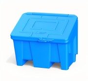 Ящик для песка и химикатов POLIMER GROUP 160 л с крышкой Синий