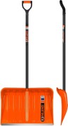 Лопата для уборки снега FINLAND "ORANGE" 1731-Ч с черенком 1731-Ч