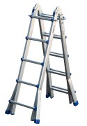 Лестница-трансформер АЛЮМЕТ TT45 4x5 телескопическая TT45