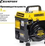 Генератор бензиновый CHAMPION IGG1001 инверторный №15
