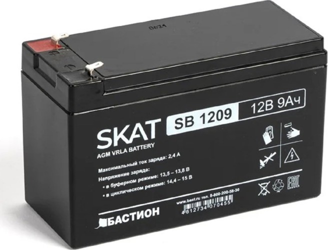 Изображение товара Аккумулятор SKAT SB 1209 2540 Изображение товара Аккумулятор SKAT SB 1209 2540