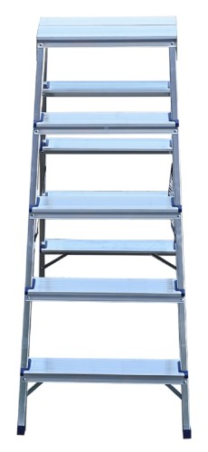 Стремянка алюминиевая АЛЮМЕТ AD 7205 5 ступеней двухсторонняя AD7205 №4