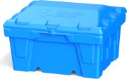 Ящик для песка и химикатов POLIMER GROUP 250 л с крышкой Синий