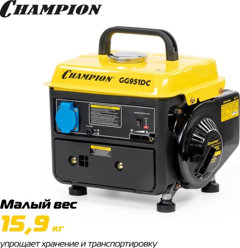 Генератор бензиновый CHAMPION GG 951 GG951DC №16