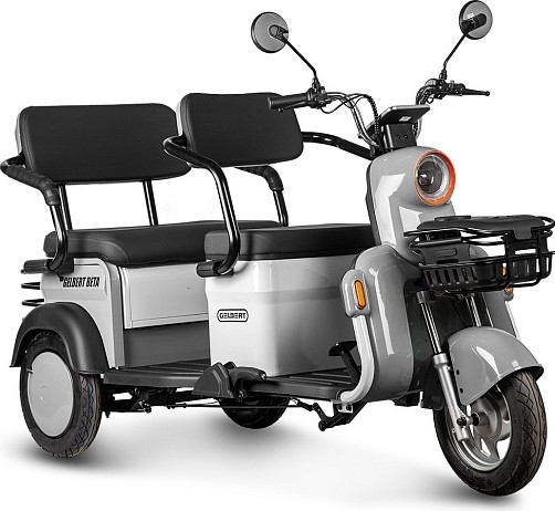 Изображение товара Трицикл RUTRIKE Gelbert Beta 48V/60V 800Вт Серебристо-белый 3032 0000256-3032 Изображение товара Трицикл RUTRIKE Gelbert Beta 48V/60V 800Вт Серебристо-белый 3032 0000256-3032
