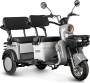 Трицикл RUTRIKE Gelbert Beta 48V/60V 800Вт Серебристо-белый 3032 0000256-3032