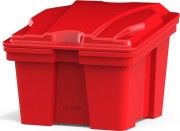 Ящик для песка и химикатов POLIMER GROUP 220 л с крышкой Красный
