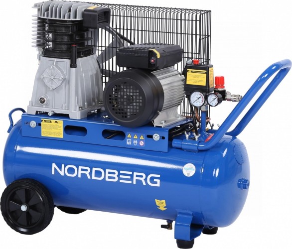 Изображение товара Компрессор поршневой NORDBERG NCE50/480 ресивер 50 л, 446 л/ми