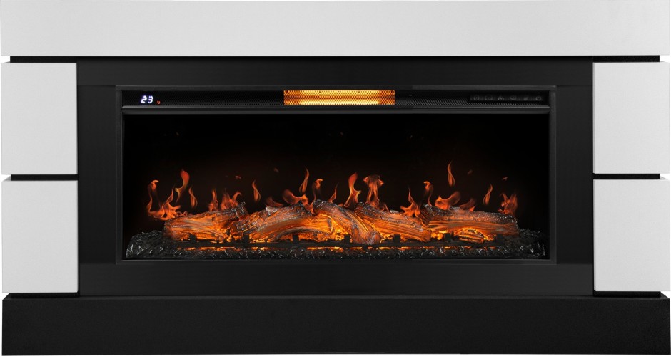 Изображение товара Каминокомплект: ROYAL THERMO Очаг Aurora RTFP/P-AR40LS, портал Moderno 42/40/36 белый, р/в НС-1707026 Изображение товара Каминокомплект: ROYAL THERMO Очаг Aurora RTFP/P-AR40LS, портал Moderno 42/40/36 белый, р/в НС-1707026