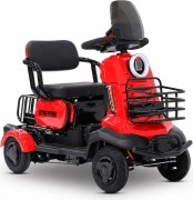 Электроскутер четырехколесный RUTRIKE Квадро Красный 3264 026356-3264