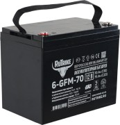 Аккумулятор RUTRIKE 6-GFM-70 (12V75A/H C20) 026245