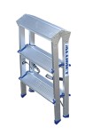 Стремянка алюминиевая АЛЮМЕТ AD 7203 3 ступени двухсторонняя AD7203 №6