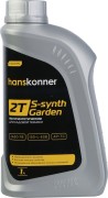 Масло для 2-тактных двигателей HANSKONNER красное 1л H0201PS