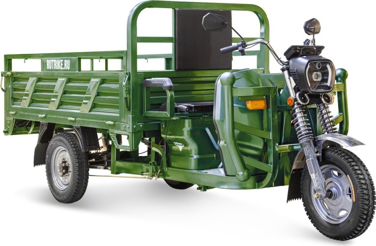 Изображение товара Трицикл грузовой RUTRIKE Титан NEXT 2000 60V1500W Темно-зеленый 2795 023965-2795