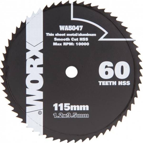 Пильный диск по металлу Worx