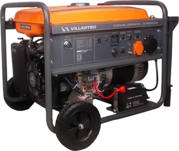 Изображение товара Генератор бензиновый VILLARTEC GGM 8200 СEW 2102080000 Изображение товара Генератор бензиновый VILLARTEC GGM 8200 СEW 2102080000