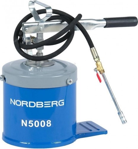 Изображение товара Установка для раздачи густой смазки NORDBERG N5008 емкость 8 кг ЦБ-00009950 Изображение товара Установка для раздачи густой смазки NORDBERG N5008 емкость 8 кг ЦБ-00009950