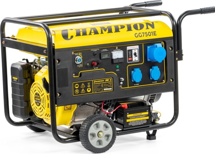 Генератор бензиновый CHAMPION GG7501E №2