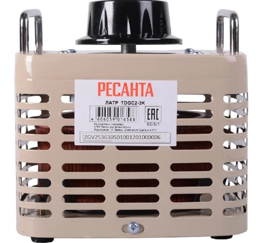 Автотрансформатор Ресанта TDGC2 -  3K однофазный (ЛАТР) 63/5/3 №3