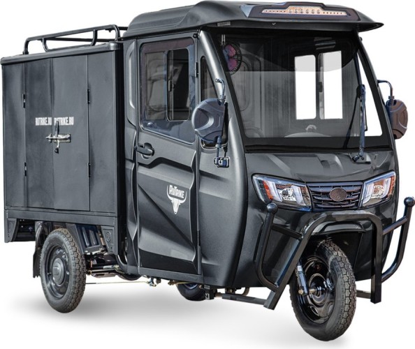 Изображение товара Трицикл грузовой RUTRIKE КАРГО Кабина Дуал 60V1000W Черный матовый 2825 024460-2825 Изображение товара Трицикл грузовой RUTRIKE КАРГО Кабина Дуал 60V1000W Черный матовый 2825 024460-2825