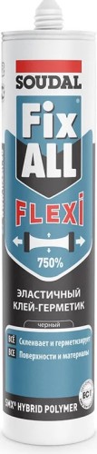 Изображение товара Клей-герметик SOUDAL FIX ALL FLEXI BLACK 134901 134901 Изображение товара Клей-герметик SOUDAL FIX ALL FLEXI BLACK 134901 134901