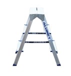 Стремянка алюминиевая АЛЮМЕТ AD 7203 3 ступени двухсторонняя AD7203 №2