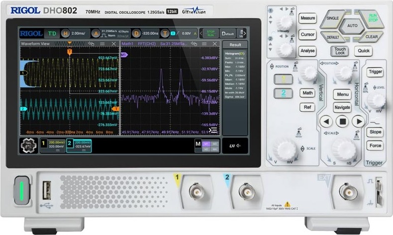 Изображение товара Осциллограф RIGOL DHO802 Изображение товара Осциллограф RIGOL DHO802